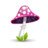 mushroom pink Icon